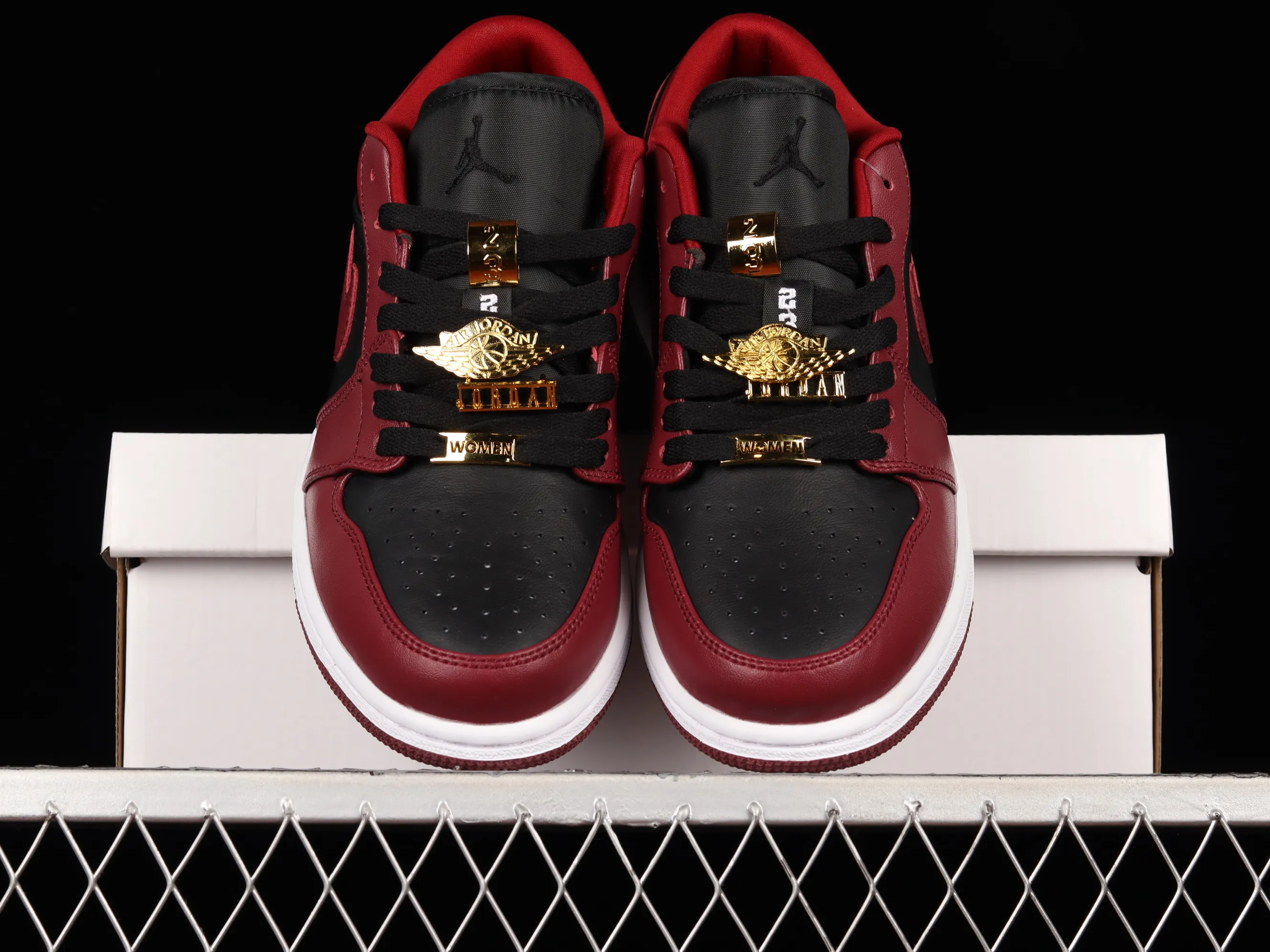 All categories Air Jordan Jordan series basketball shoes Air Jordan 1 Low Air Jordan 1 Low AJ1 Joe 1 black wine red metal flying wings DB6491-600